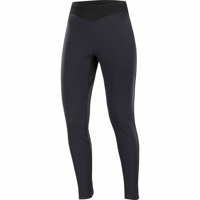 Salomon Gore-Tex Infinium Windstopper Women's Tights - Deep Black