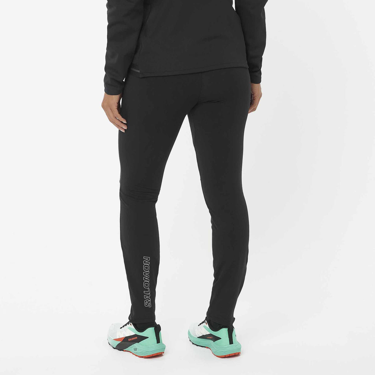 Salomon Gore-Tex Infinium Windstopper Women's Tights - Deep Black