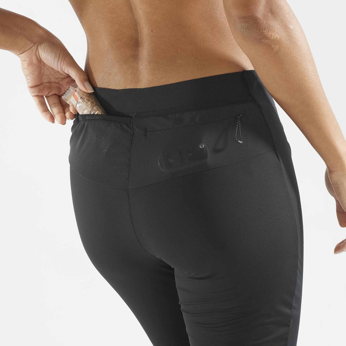 Salomon Light Shell Running Pants for Women - Deep Black