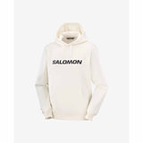 Salomon Logo Hoodie for Men - Whisper White