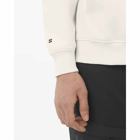 Salomon Logo Hoodie for Men - Whisper White