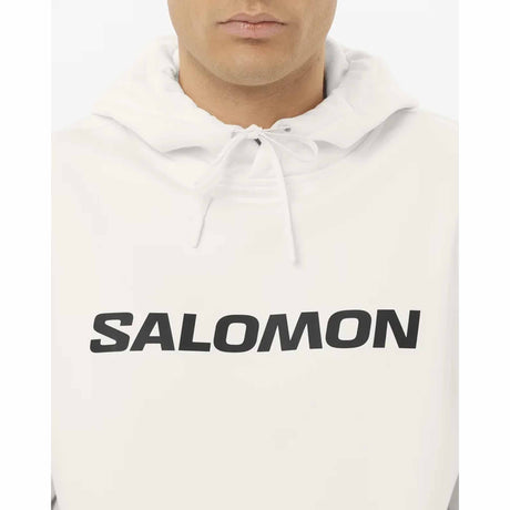 Salomon Logo Hoodie for Men - Whisper White