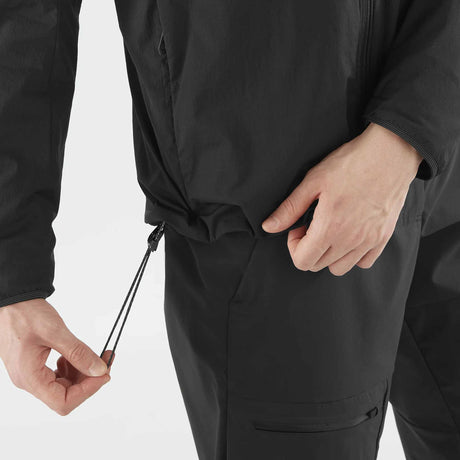 Salomon Mountain Flex Hooded Jacket Men - Deep Black