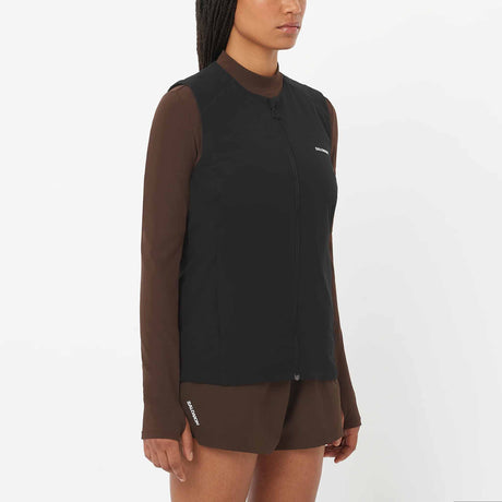Salomon Mountain Flex Hybrid Vest Women - Deep Black