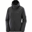 Salomon Mountain Flex Insulated Jacket Hoodie for Women - Deep Black