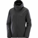 Salomon Mountain Flex Insulated Jacket Hoodie for Women - Deep Black