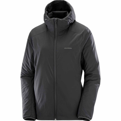 Salomon Mountain Flex Insulated Jacket Hoodie for Women - Deep Black
