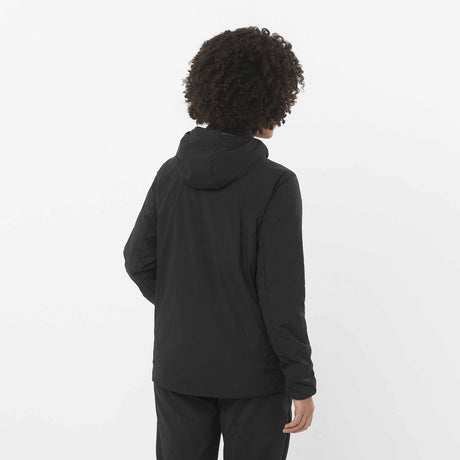 Salomon Mountain Flex Insulated Jacket Hoodie for Women - Deep Black
