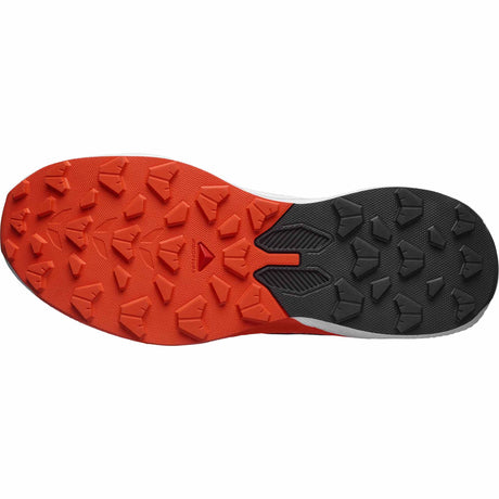 Salomon Pulsar Men's Trail Running Shoes - Black / White / Cherry Tomato