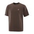 Salomon Round Logo Graphic T-shirt pour homme - Coffee Bean