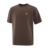 Salomon Round Logo Graphic T-shirt pour homme - Coffee Bean