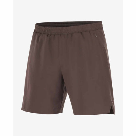 Salomon SHAKEout Core 2-in-1 7-Inch Shorts for Men - Coffee Bean