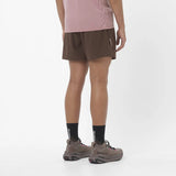 Salomon SHAKEout Core 5 po short de course à pied pour homme - Coffee Bean