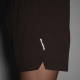 Salomon SHAKEout Core 5 po short de course à pied pour homme - Coffee Bean