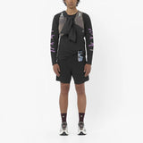 Salomon SHAKEout Core Graphic T-shirt à manches longues pour homme - Deep Black