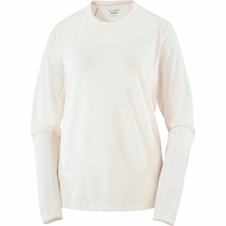 Salomon SHAKEout Core Long Sleeve Tee for Women - Whisper White