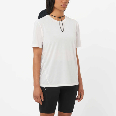 Salomon SHAKEout Core SS Tee for Women - Whisper White