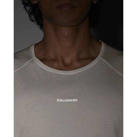 Salomon SHAKEout Core débardeur de course pour homme - Whisper White