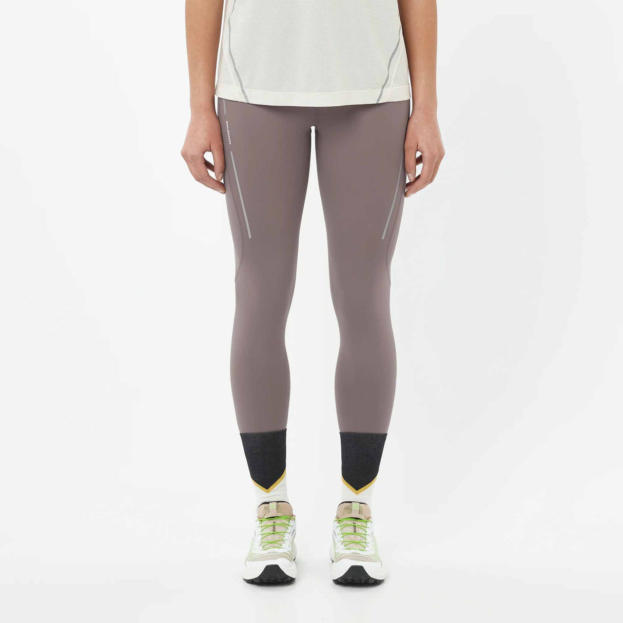 Salomon SHAKEout Core Stellar Tights for Women - Iron