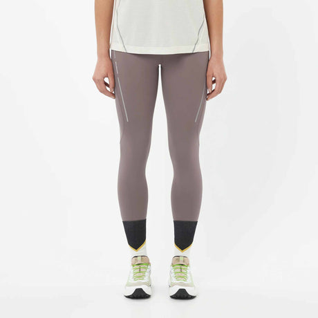 Salomon SHAKEout Core Stellar Tights for Women - Iron