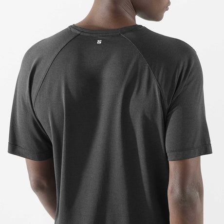 Salomon SHAKEout Core T-shirt de course et entrainement pour homme détails - Deep Black