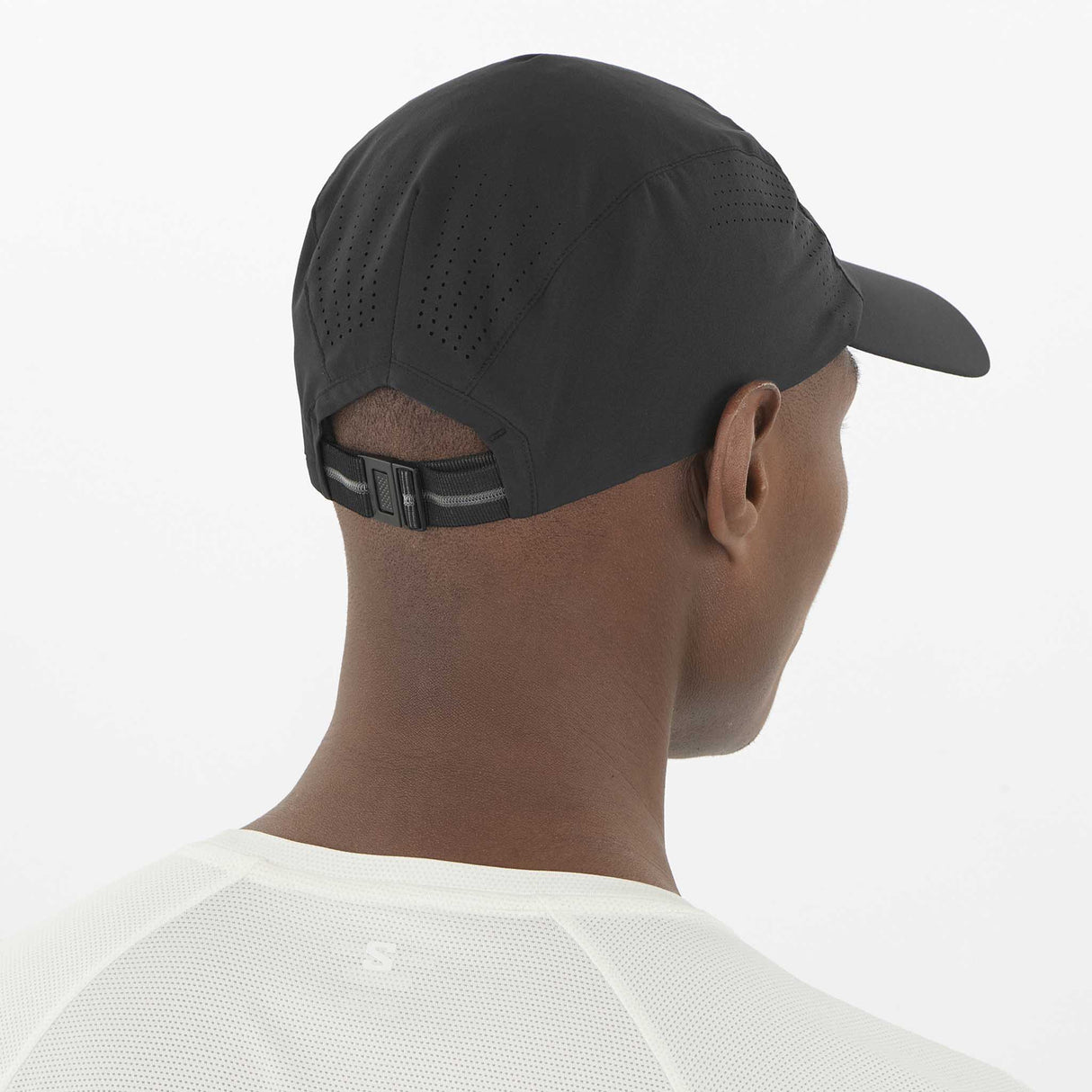 Salomon SHAKEout casquette de course à pied unisexe dos - Deep Black