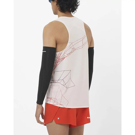 Salomon S/LAB Speed débardeur homme - Lilac Ash / Fiery Red