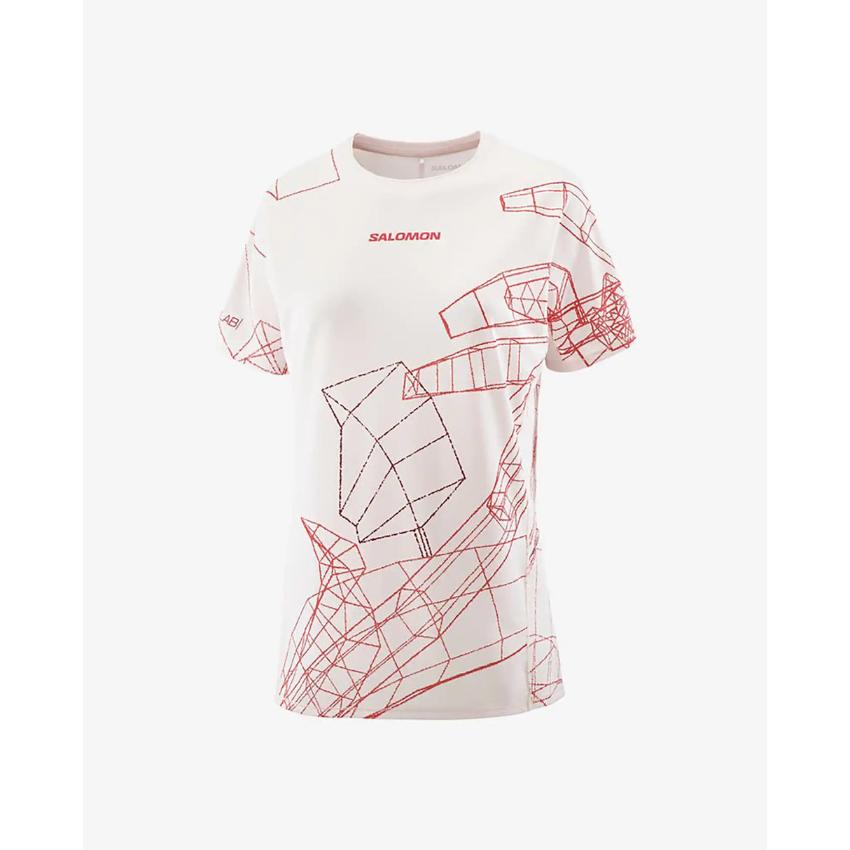 Salomon S/LAB Speed T-shirt de course à pied pour femme - Lilac Ash / Fiery Red