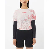 Salomon S/LAB Speed T-shirt de course à pied pour femme - Lilac Ash / Fiery Red