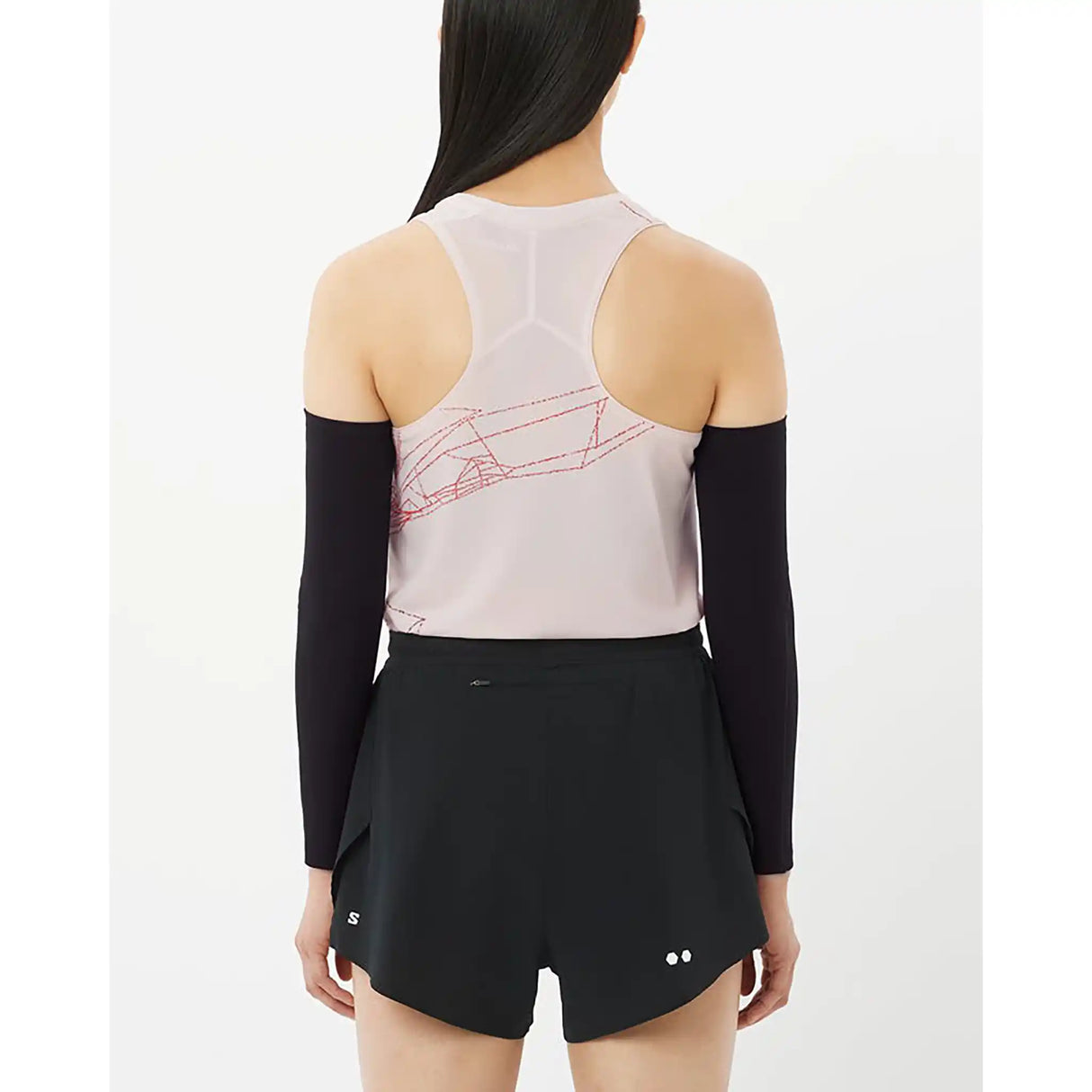 Salomon S/LAB Speed camisole pour femme - Lilac Ash / Fiery Red