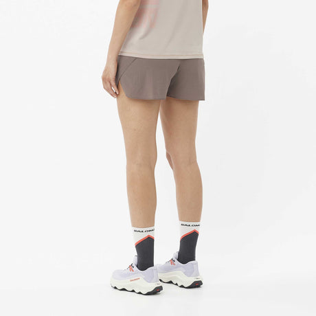 Salomon Sense Aero Shorts de course a pied 3 po femme dos- Iron