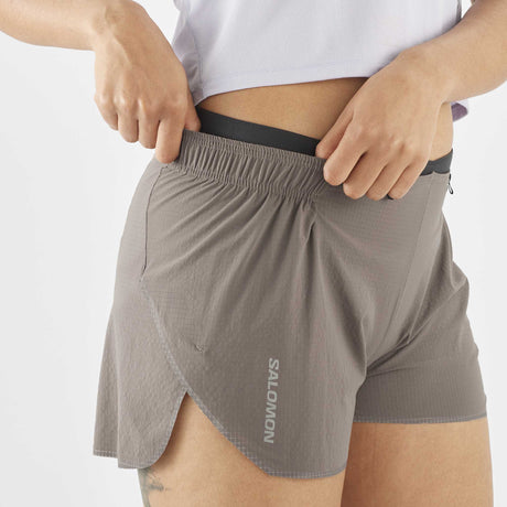 Salomon Sense Aero Shorts de course a pied 3 po femme taille - Iron