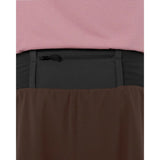 Salomon Sense Aero short 5 po 2-en-1 trail pour homme - Coffee Bean