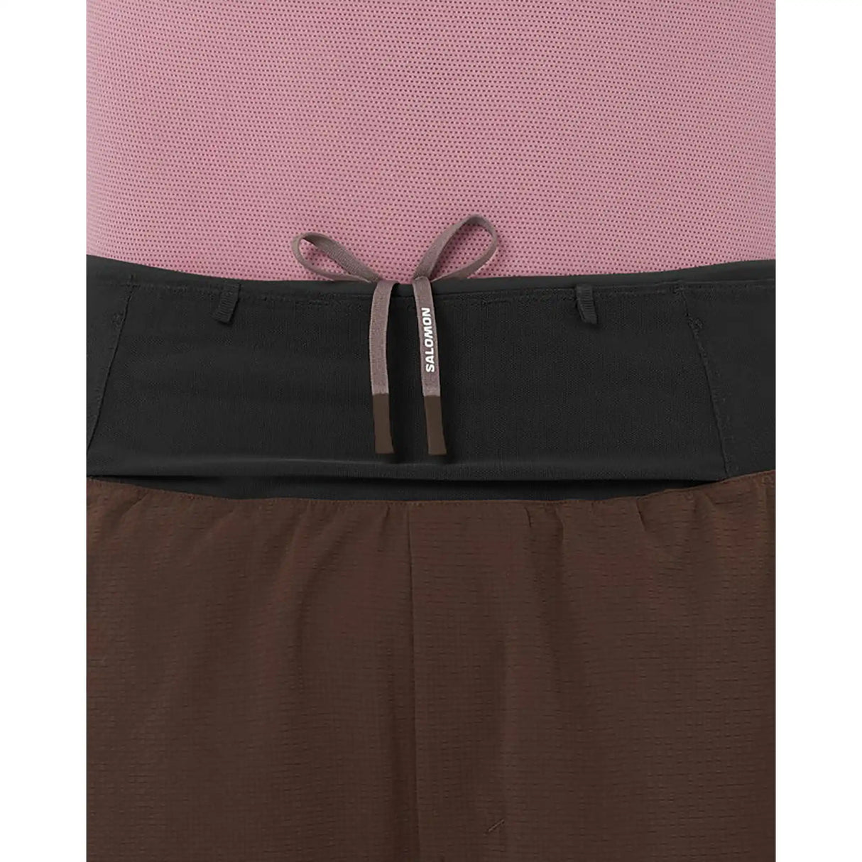 Salomon Sense Aero short 5 po 2-en-1 trail pour homme - Coffee Bean