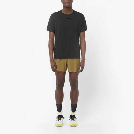 Salomon Sense Aero Graphic T-shirt à manches courtes pour homme - Deep Black / Black Beauty