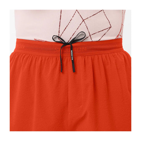 Salomon Sense Aero Split short 3 po pour homme - Fiery Red