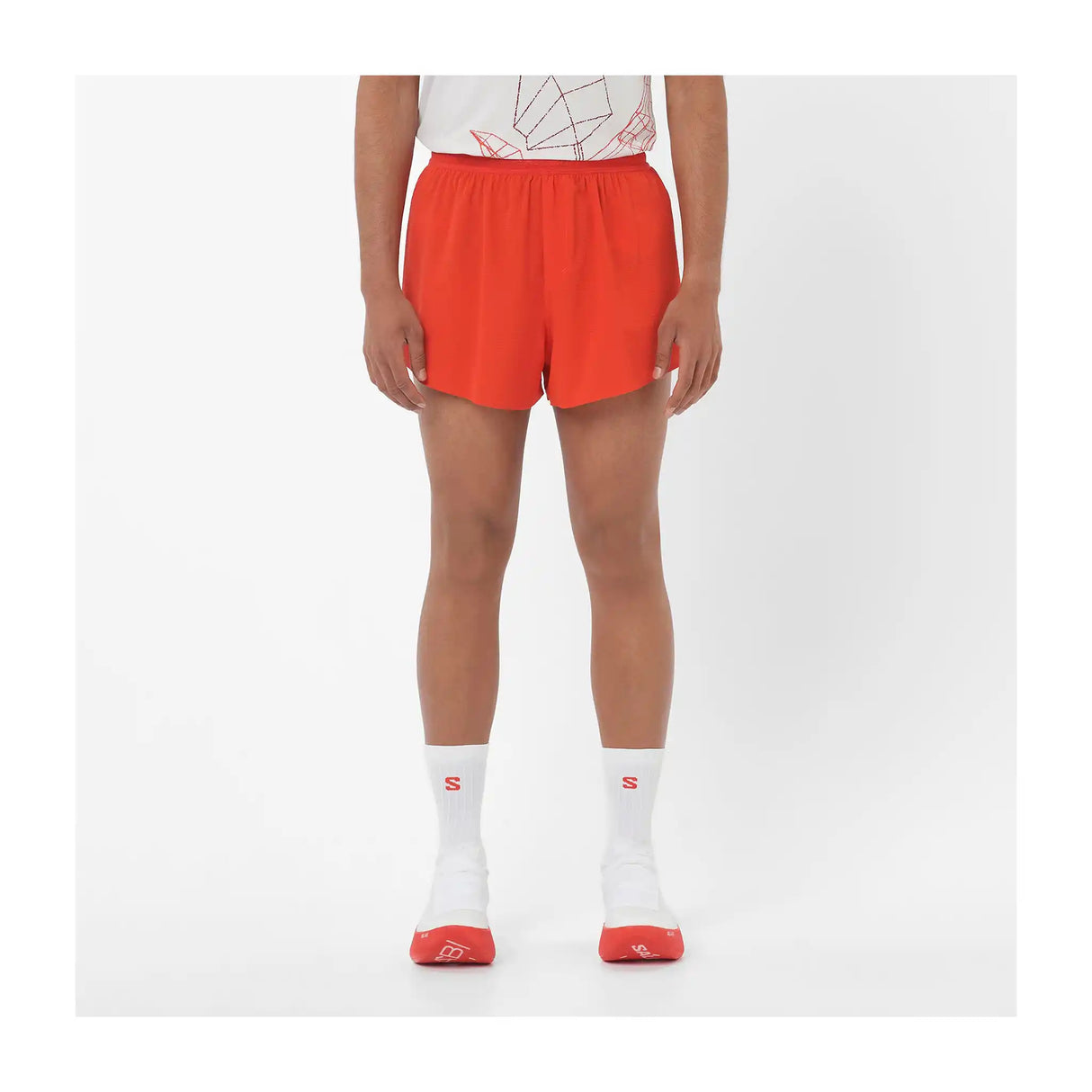 Salomon Sense Aero Split short 3 po pour homme - Fiery Red