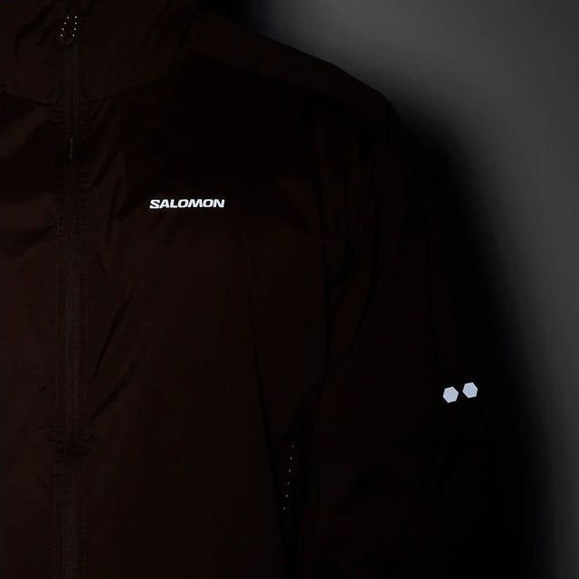 Salomon Sense Aero Wind manteau coupe-vent pour homme - Coffee Bean