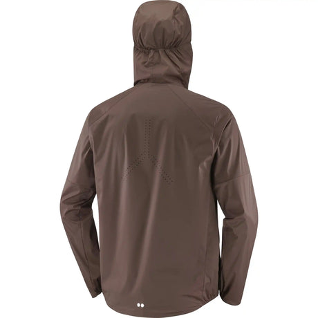 Salomon Sense Aero Wind manteau coupe-vent pour homme - Coffee Bean