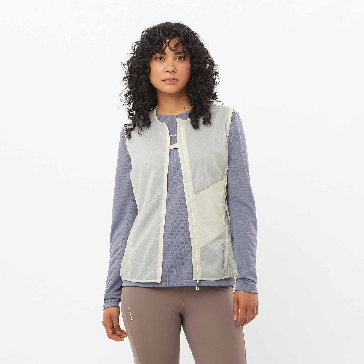 Salomon Women's Sense Aero Wind Vest - Icicle