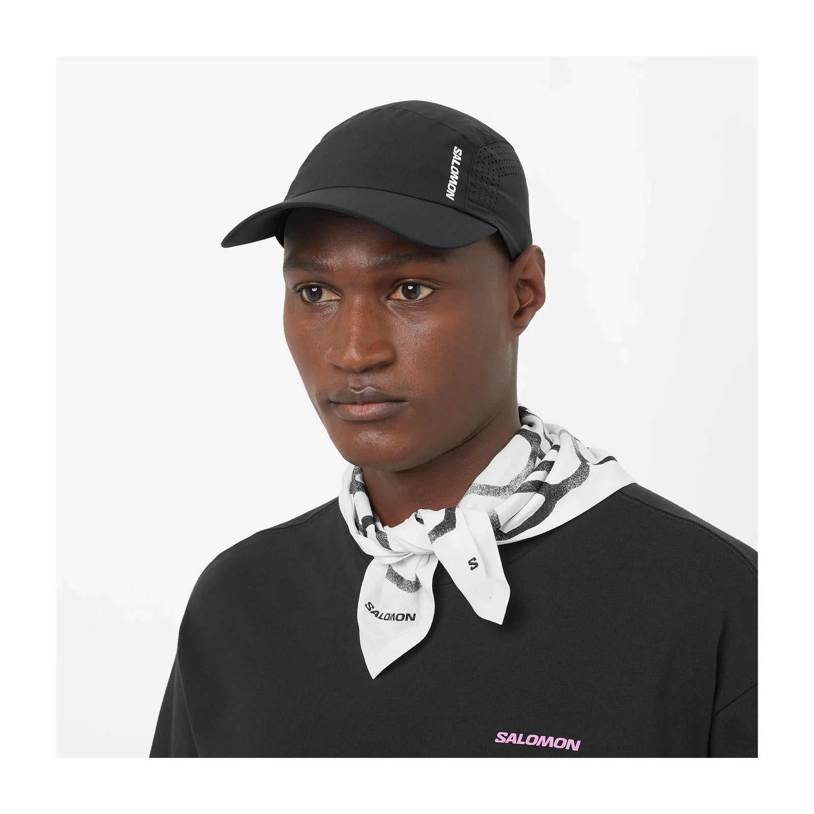 Casquette de course à pied Salomon Shakeout - Deep Black