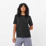 Salomon Shakeout Core SS Tee for Women - Deep Black