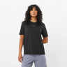 Salomon Shakeout Core SS Tee for Women - Deep Black