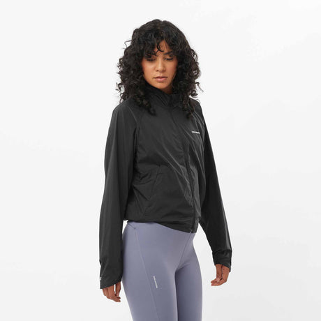 Salomon Shakeout Fly Women's Jacket - Deep Black