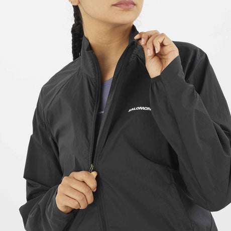 Salomon Shakeout Fly Women's Jacket - Deep Black