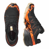 Salomon Speedcross 6 GTX Men's Trail Running Shoes - Black / Shocking Orange / White Pepper