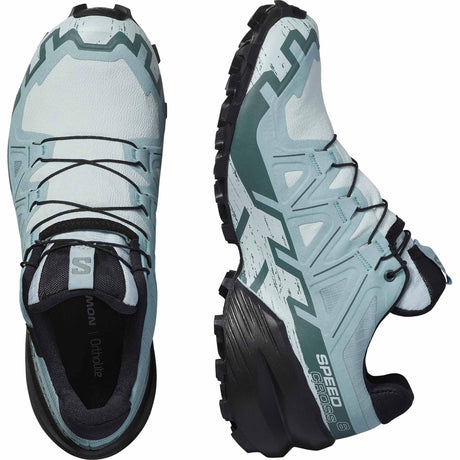 Salomon Speedcross 6 GTX Women's Trail Running Shoes - Ballad Blue / Black / Tourmaline