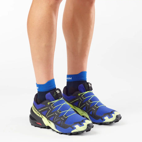Salomon Speedcross 6 souliers de trail running homme - Bluing / Black / Acid Lime