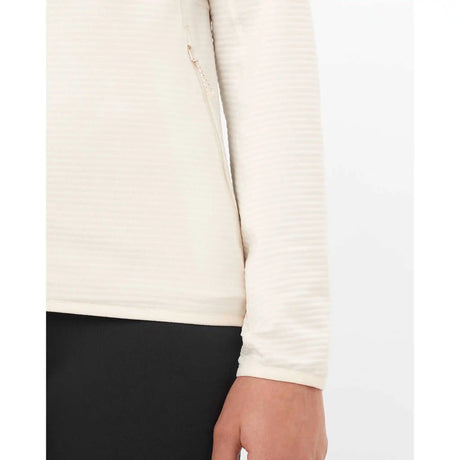 Salomon Salomon Essential Light Warm Full Zip Midlayer chandail pour femme - Whisper White