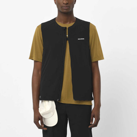 Salomon Mountain Flex Hybrid veste de course pour homme - Deep Black